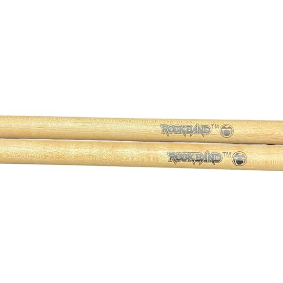 (SET of 2) Rock Band Ludwig Replacement Wood Drum Sticks Xbox Nintendo Wii OEM - Picture 3 of 11